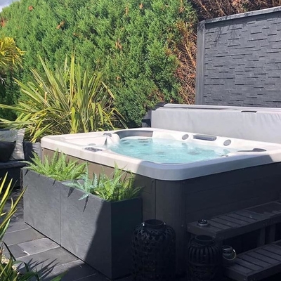 Κήπος 5 καθισμάτων Luxury υπαίθρια καυτή σκάφη Automatic Massage Spa μπανιέρων