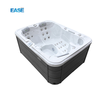 1 Lounge 2 θέσεις Λευκό εξωτερικό σπα Hot tub Μασάζ σπα μπανιέρες Whirlpools