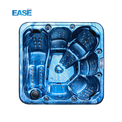 Εξωτερικό λευκό μασάζ spa ζεστό μπάνιο 124Pcs συνολικά τζετ 1 ξαπλώστρα
