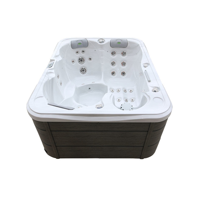 Ακρυλική υδροθεραπεία Whirlpool Massage Spa Ζεστή μπανιέρα για 4 άτομα για χαλάρωση στο εξωτερικό
