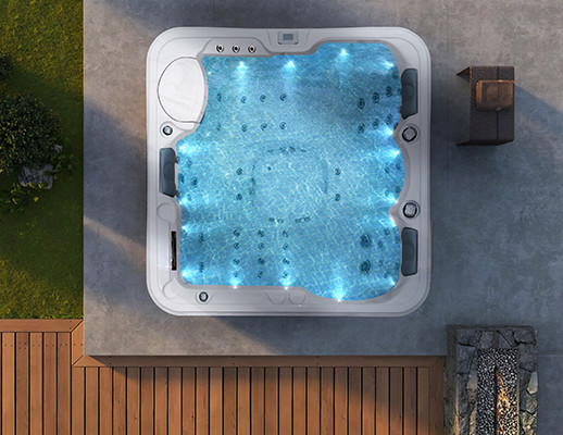 4 άτομα εξωτερικό Whirlpool Spa Garden φορητό μασάζ μπανιέρα σχεδιασμός