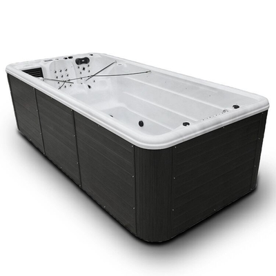 Λούξυ Ατελείωτη πισίνα Για Κήπο Whirlpool Spa Tubs με αεριωθούμενους πλυντήρες Swim Spa για εξωτερικούς χώρους