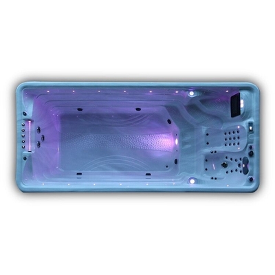 Λούξυ Ατελείωτη πισίνα Για Κήπο Whirlpool Spa Tubs με αεριωθούμενους πλυντήρες Swim Spa για εξωτερικούς χώρους