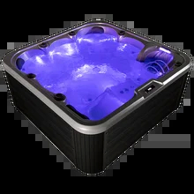 Μισό βυθισμένο απλό μοντέρνο 8 άτομα SPA Whirlpool μπανιέρα σε λευκό μάρμαρο