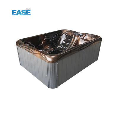 1pc LED Light Rectangle 350kg 3KW 220V ζεστή μπανιέρα με 1pc αντλία κυκλοφορίας και ψυγείο
