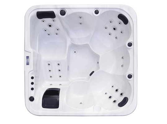 OEM Spa Factory 5 άτομα μασάζ Whirlpool Τζακούζι εξωτερική ζεστή μπανιέρα με αυτόματο σύστημα καθαρισμού