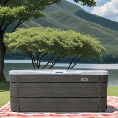 3-4 άτομα Jacussii Outdoor Spa Hot Tub με φώτα LED και ενέργεια- Design