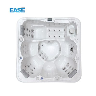 Ακρυλικό Whirlpool Spa Tub 6 άτομα εξωτερικό μασάζ ζεστή μπανιέρα για οικογενειακό πάρτι αναψυχής