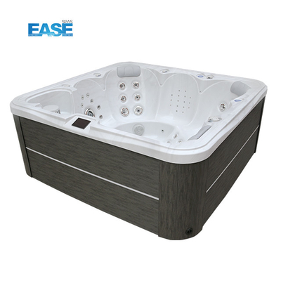 Ακρυλικό Whirlpool Spa Tub 6 άτομα εξωτερικό μασάζ ζεστή μπανιέρα για οικογενειακό πάρτι αναψυχής