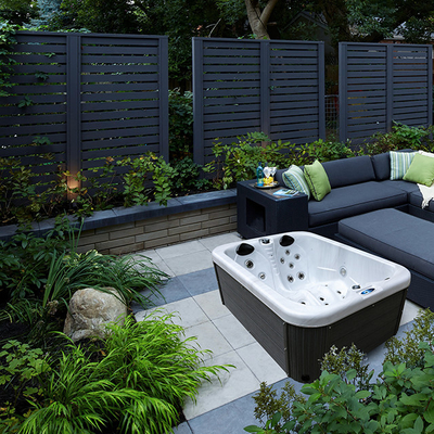 2 ανθρώπων Transitional Outdoor Whirlpool Spa μπανιέρα για το μασάζ