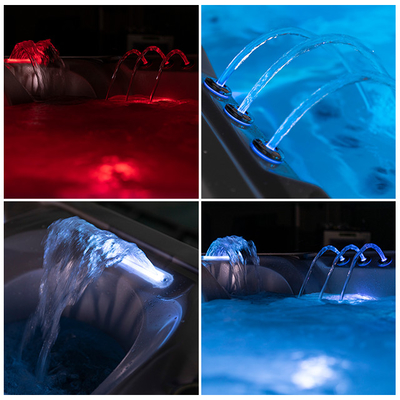 5 προσώπων κήπων καυτές σκάφες Outdoor Whirlpool Massage Spa μπανιέρων
