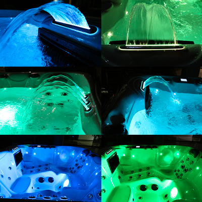 Πολυτέλειας ακρυλικές μεγάλες δινών Massage Bathtub Outdoor Spa καυτές σκάφες