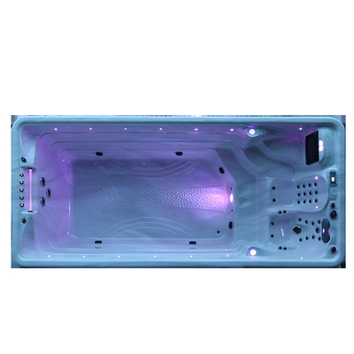 4,8 μέτρα ακρυλικών πισινών Outdoor Swim Spa με την καυτή σκάφη 2 καθισμάτων