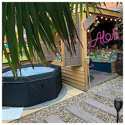 Προσαρμοσμένο λογότυπο 4 Person Spa καυτή σκάφη για τη σκάφη Outdoor Inflatable Round Spa λιμνών