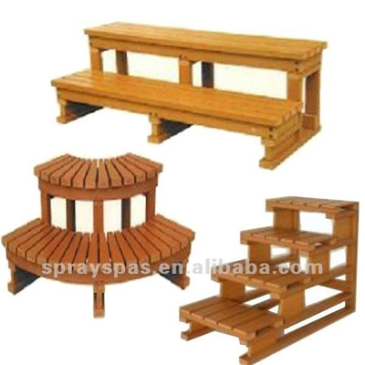 Καυτή σκάφη 2 Outdoor Spa εξαρτημάτων πλαστικός περίπατος βημάτων σειρών στα βήματα