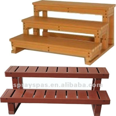 Καυτή σκάφη 2 Outdoor Spa εξαρτημάτων πλαστικός περίπατος βημάτων σειρών στα βήματα
