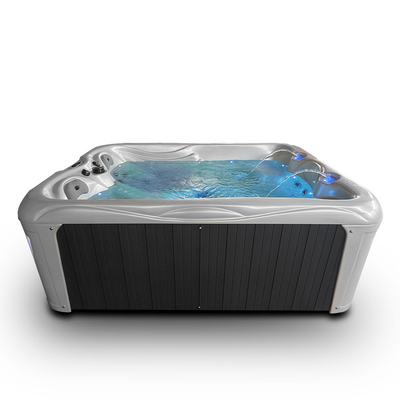 Εσωτερικά τοποθετημένα??????????? καυτά σκάφες και Outdoor Spa με τα φω'τα των οδηγήσεων