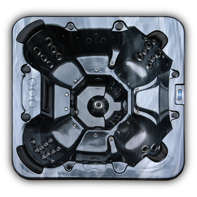 7 προσώπων μπανιέρα Outdoor Whirlpool Massage Spa καυτή σκαφών με την αντλία μασάζ