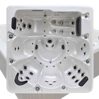 6 άνθρωποι Leisure Spa καυτή Tub Outdoor Spa με το υποβρύχιο οδηγημένο φως