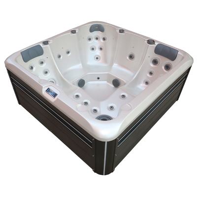 5 ανθρώπων δινών μασάζ Hot Tub Outdoor Spa σκάφη με το φως των ζωηρόχρωμων οδηγήσεων