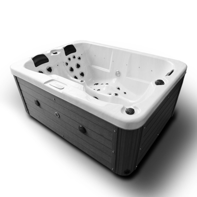 3 καθισμάτων υδρο μασάζ κατωφλιών Hot Tubs Outdoor Spa μπανιέρα με 30 αεριωθούμενα αεροπλάνα
