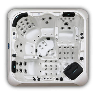 Κήπων καυτές σκάφες Outdoor Whirlpool Massage Spa μπανιέρων για το πρόσωπο 5