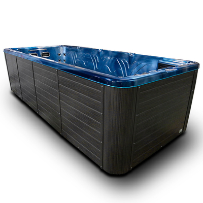 Πολυτέλεια Acrylic Rectangular Swim Spa 10 υπαίθρια δίνη προσώπων