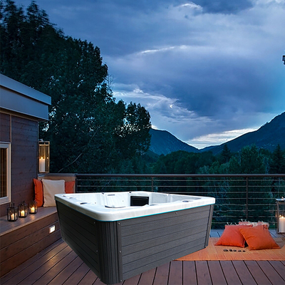 Καυτή σκάφη Outdoor Spa ακρυλική μασάζ για το πρόσωπο 5 με τον ομιλητή