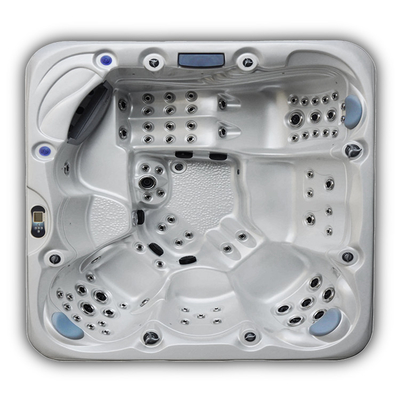 7 Person Outdoor Whirlpool Spa καυτή σκάφη με τους πολυ έγχρωμους κατόχους φωτισμού και φλυτζανιών