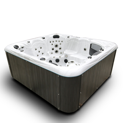 7 Person Outdoor Whirlpool Spa καυτή σκάφη με τους πολυ έγχρωμους κατόχους φωτισμού και φλυτζανιών