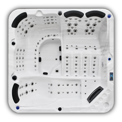 6 προσώπων ακρυλική??????????? μασάζ καυτή Tub Outdoor Whirlpool Spa μπανιέρα με 3 καθίσματα &amp; 3 αργοσχόλους
