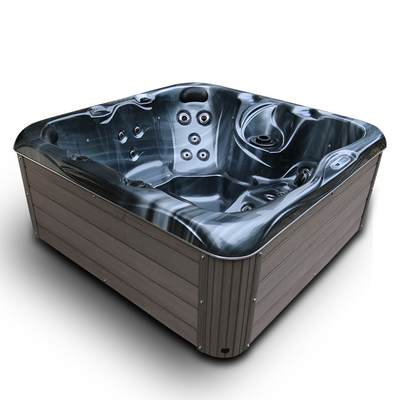 Προσαρμοσμένος 4 ανθρώπων Outdoor Spa μπανιέρες Freestanding European Design Spa
