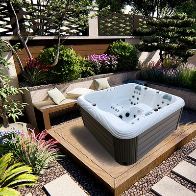 4 καθισμάτων υπαίθρια ενυδατώνοντας Hot Tubs Spa μπανιέρα με ασύρματο Bluetooth