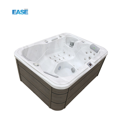 1 Lounge 2 θέσεις Λευκό εξωτερικό σπα Hot tub Μασάζ σπα μπανιέρες Whirlpools
