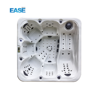 Εξωτερικό λευκό μασάζ spa ζεστό μπάνιο 124Pcs συνολικά τζετ 1 ξαπλώστρα