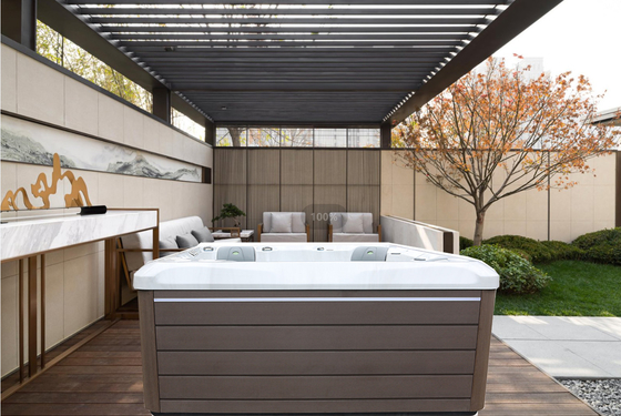 Λοξοφόρο Whirlpool μασάζ μπανιέρα εξωτερικό Hydro Spa ζεστή μπανιέρα