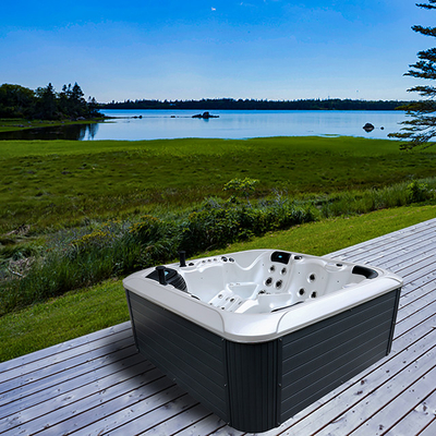 Ζωηρόχρωμη οδηγημένη ελαφριά??????????? Acrylic Outdoor Massage Spa καυτή σκάφη